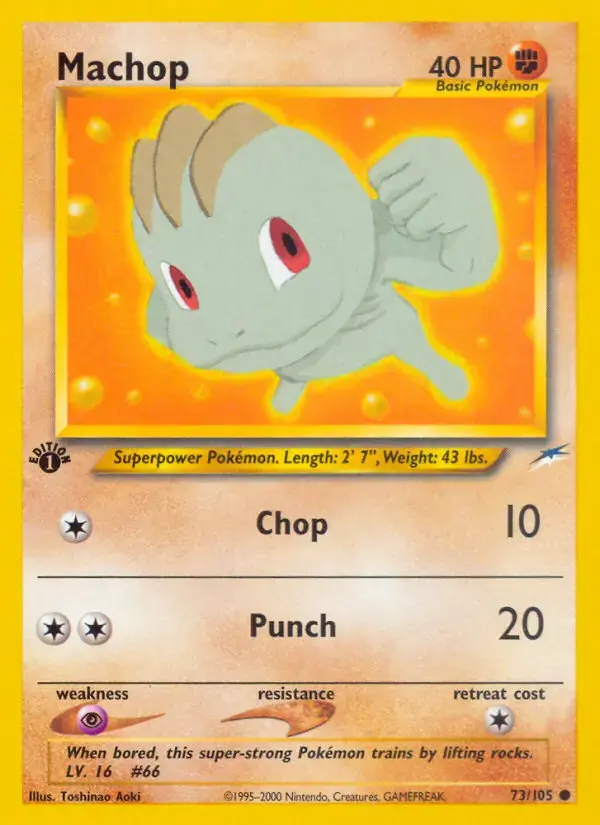 Machop #73 — Neo Destiny