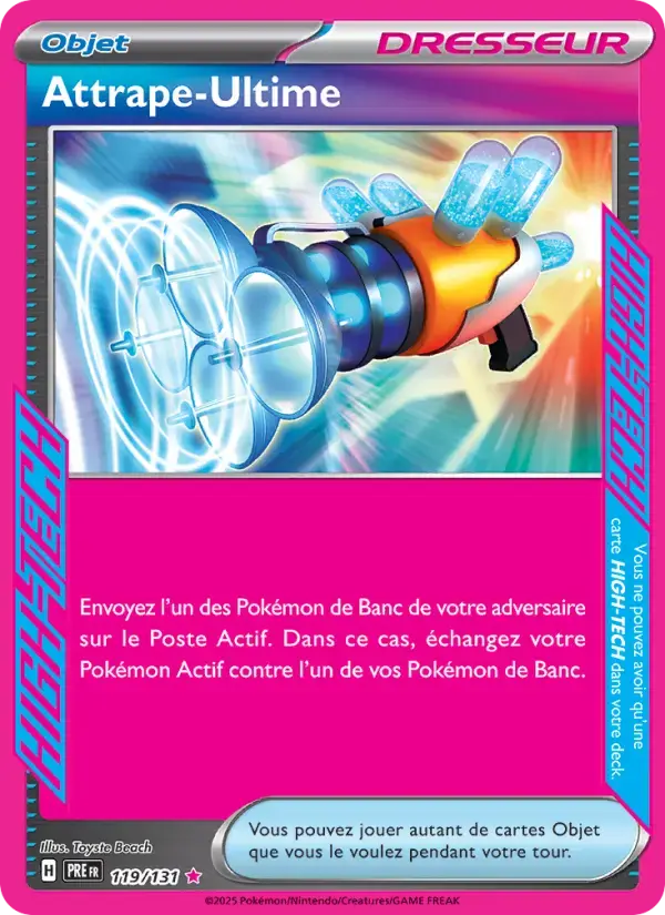 Carte Pokémon Attrape-Ultime #119 — Évolutions Prismatiques