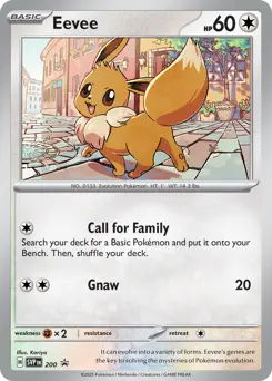 Carte Pokémon Eevee #200 — Promos Écarlate et Violet