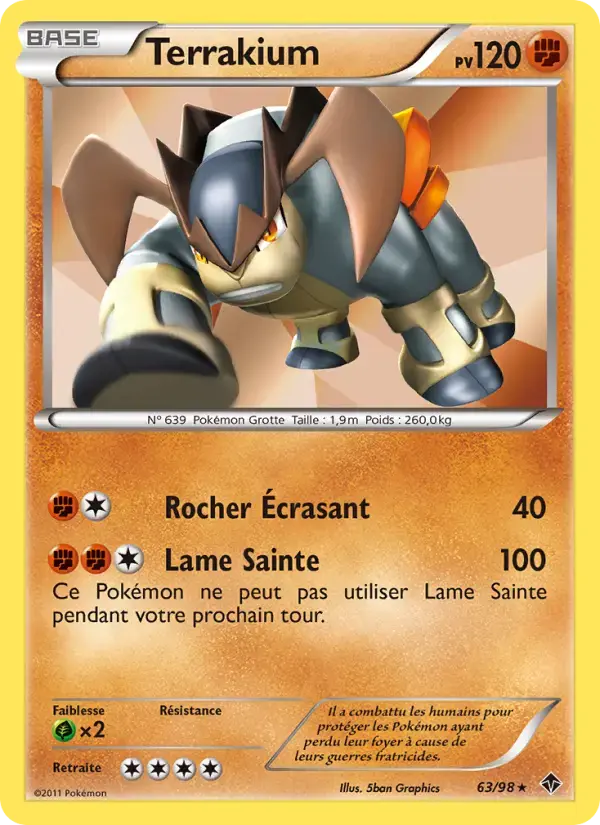 Carte Pokémon Terrakium #63 — Pouvoirs Émergents
