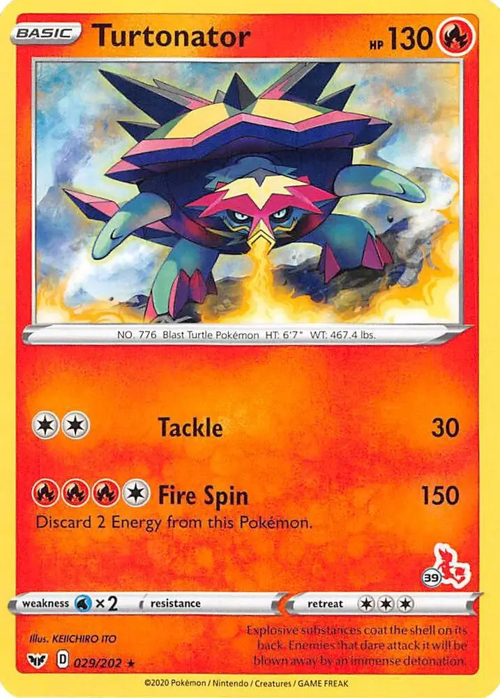 Turtonator #Cinderace 39 — Battle Academy 2022
