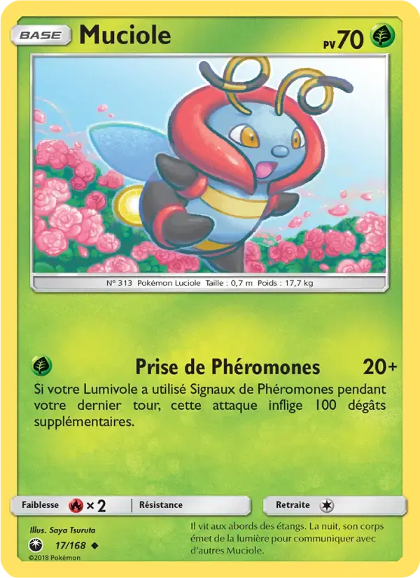 Carte Pokémon Muciole #17 — Tempête Céleste