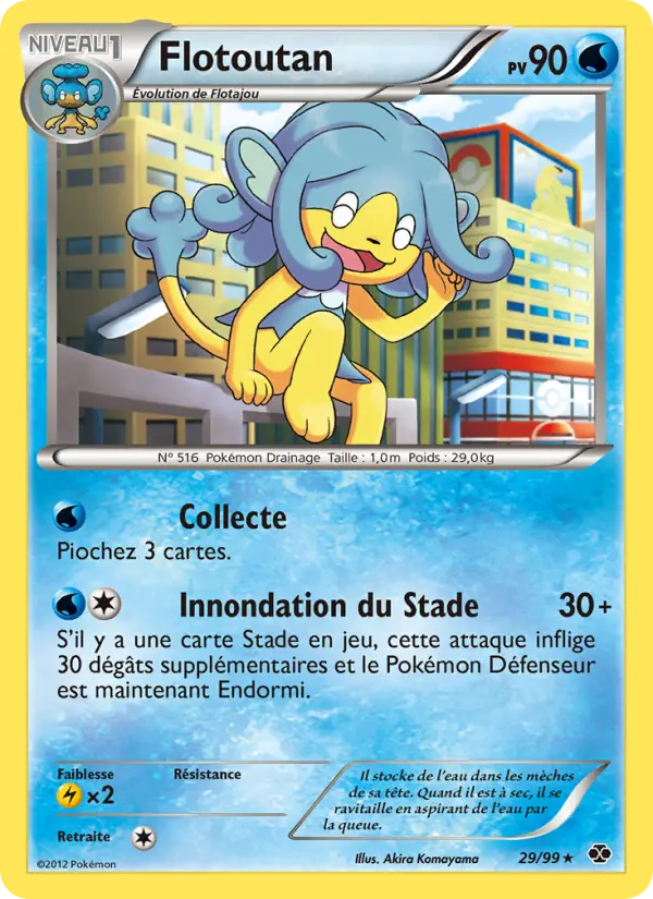 Carte Pokémon Flotoutan #29 — Destinées Futures