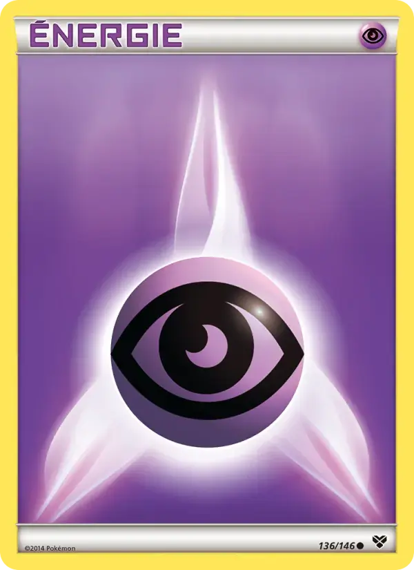 Carte Pokémon Énergie Psy #136 — XY