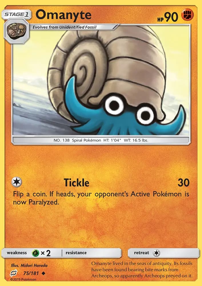 Omanyte #75 — Team Up