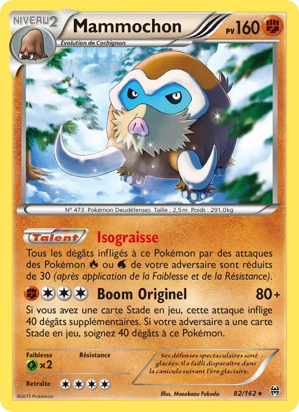 Carte Pokémon Mammochon #82 — Impulsion Turbo