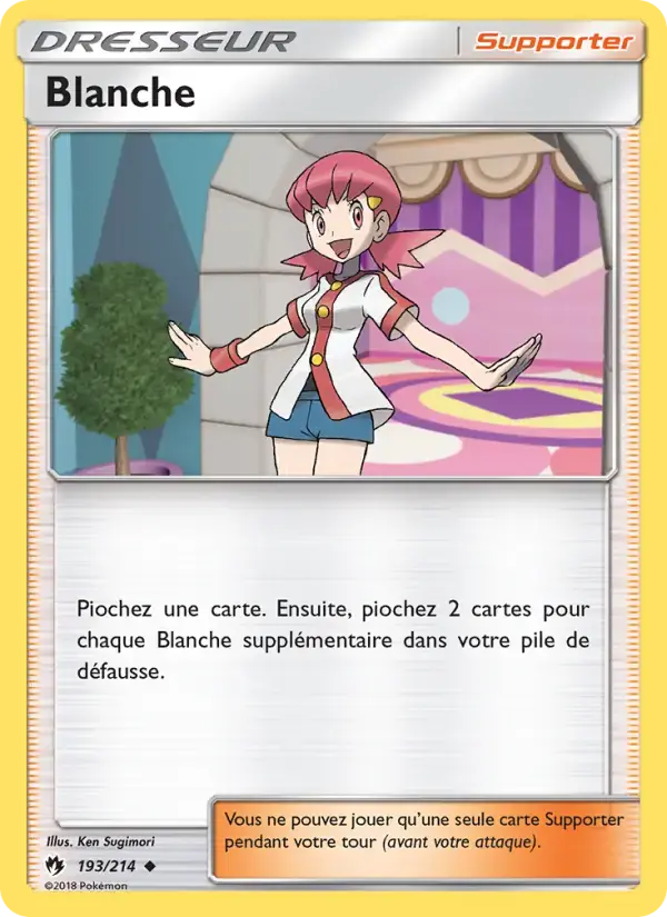 Carte Pokémon Blanche #193 — Tonnerre Perdu