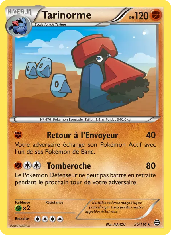 Carte Pokémon Tarinorme #55 — Offensive Vapeur
