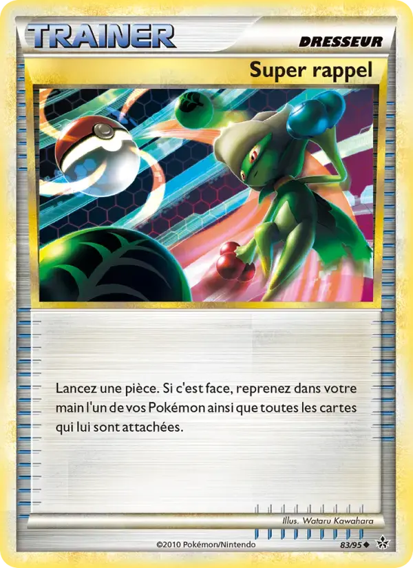 Carte Pokémon Super rappel #83 — Déchaînement