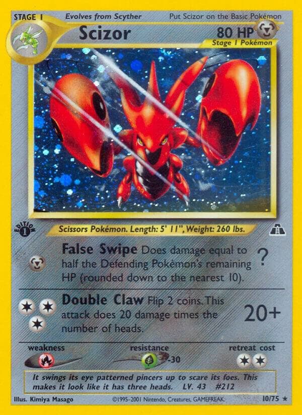 Scizor #10 — Neo Discovery