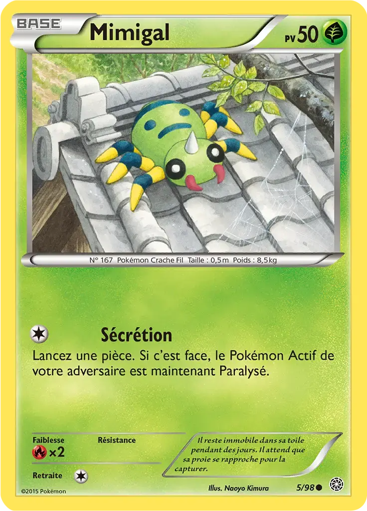 Carte Pokémon Mimigal #5 — Origines Antiques