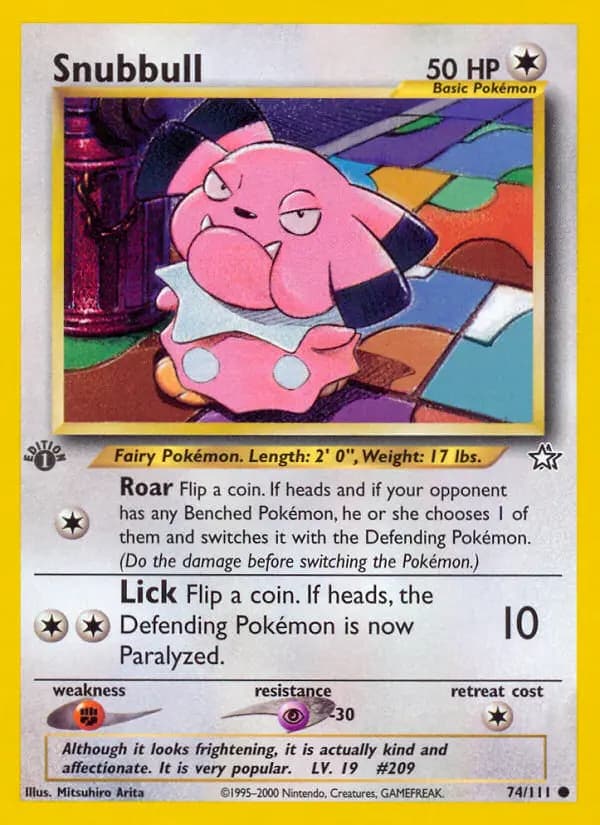 Snubbull #74 — Neo Genesis