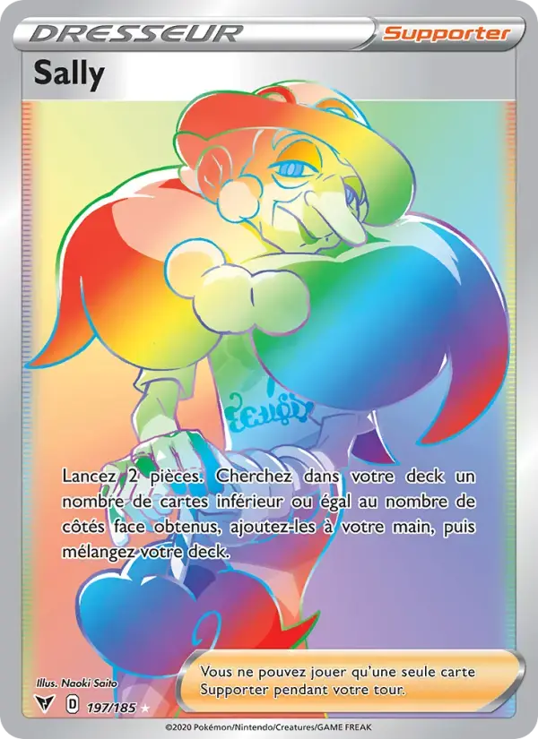 Carte Pokémon Sally #197 — Voltage Éclatant