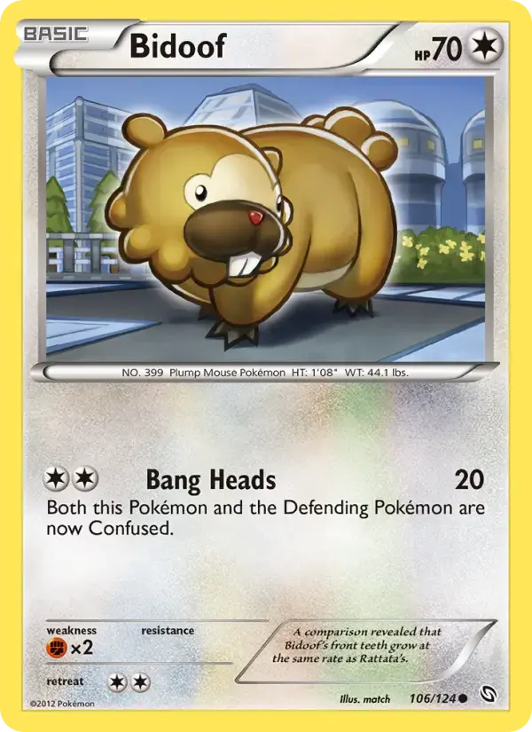 Bidoof #106 — Dragons Exalted