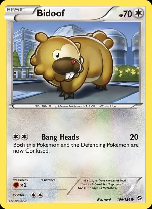 Bidoof #106 — Dragons Exalted