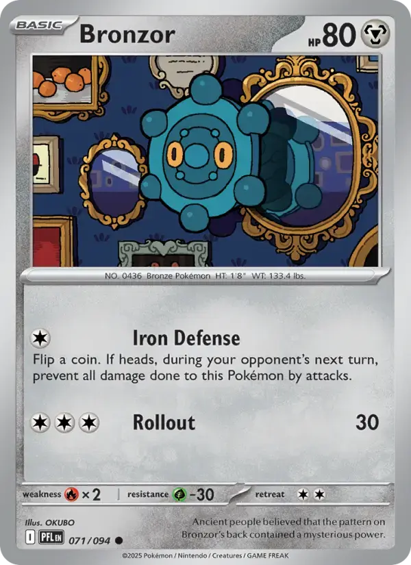 Bronzor #071 — Phantasmal Flames