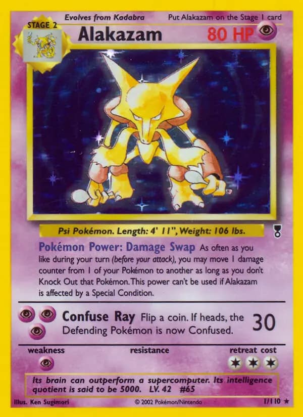 Alakazam #1 — Legendary Collection