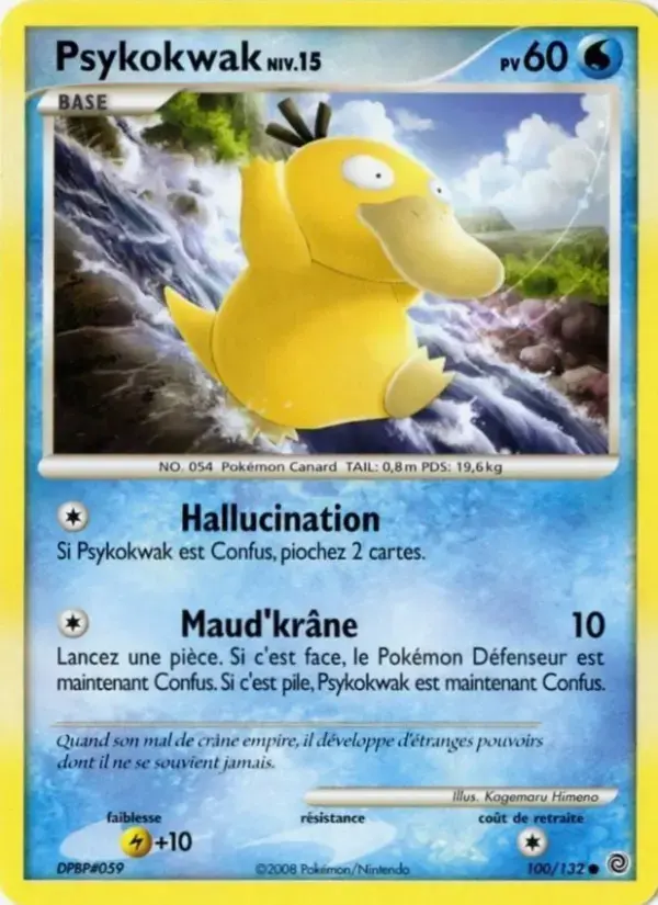 Carte Pokémon Psykokwak #100 — Merveilles Secrètes