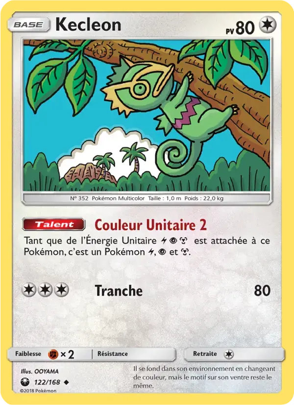 Carte Pokémon Kecleon #122 — Tempête Céleste