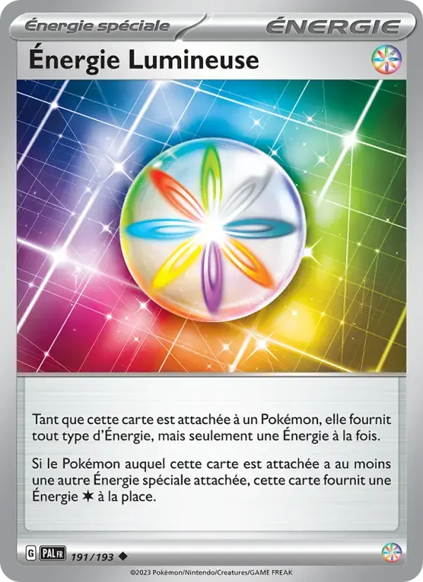 Carte Pokémon Énergie Lumineuse #191 — Évolutions à Paldea