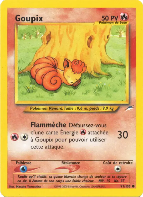 Carte Pokémon Goupix #91 — Neo Destiny