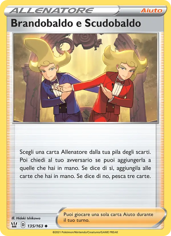 Carte Pokémon Jean-Fleuret et Jean-Targe #135 — Styles de Combat