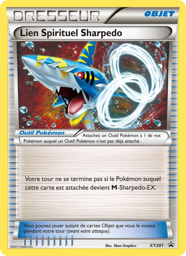 Carte Pokémon Lien Spirituel Sharpedo #XY201 — Promos X&Y