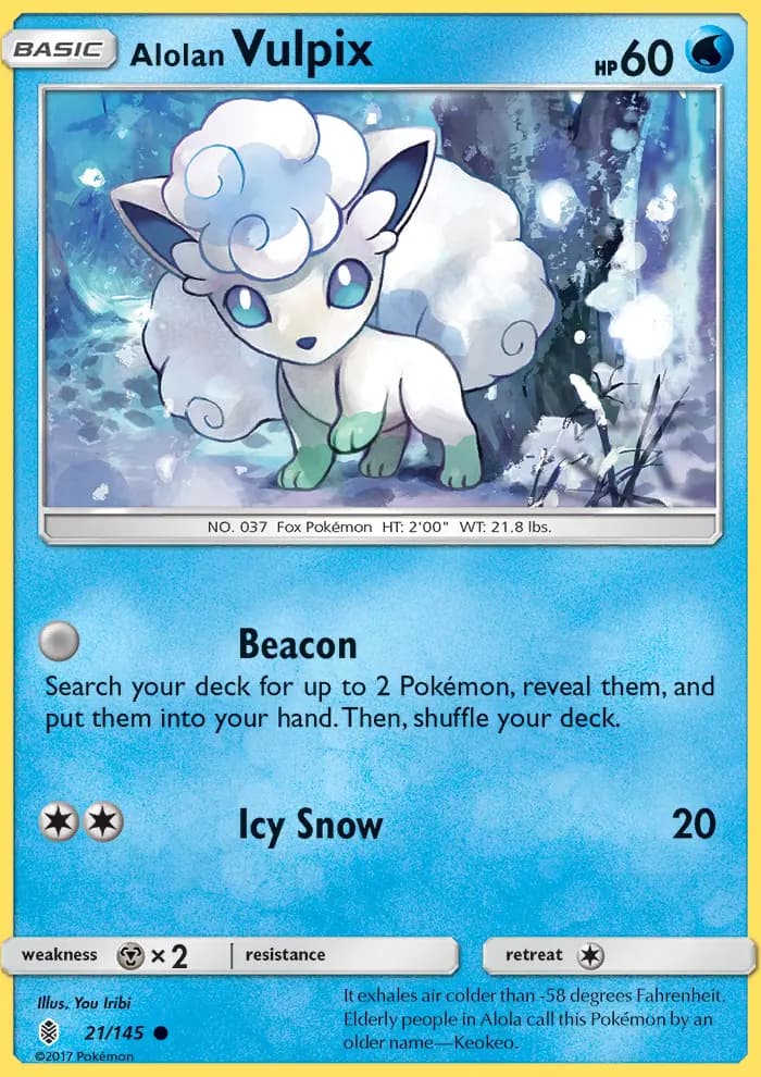 Alolan Vulpix #21 — Guardians Rising