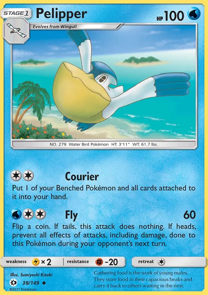 Pelipper #38 — Sun & Moon