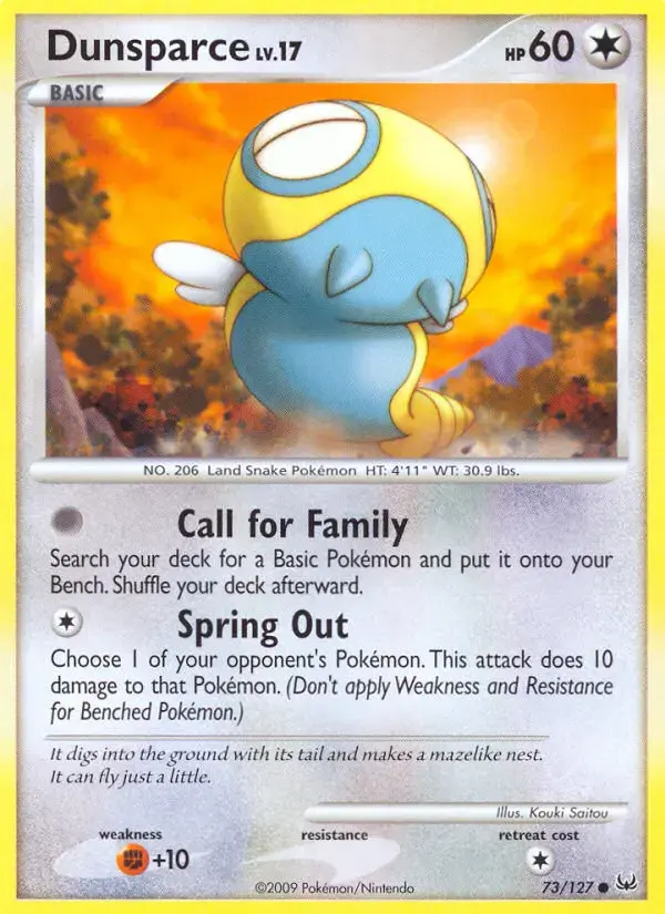 Dunsparce #73 — Platinum