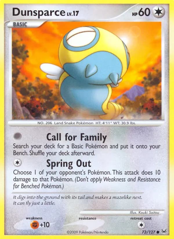 Dunsparce #73 — Platinum
