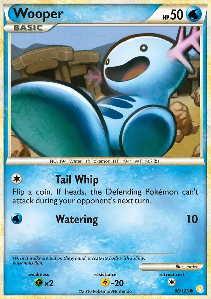 Wooper #88 — HeartGold SoulSilver