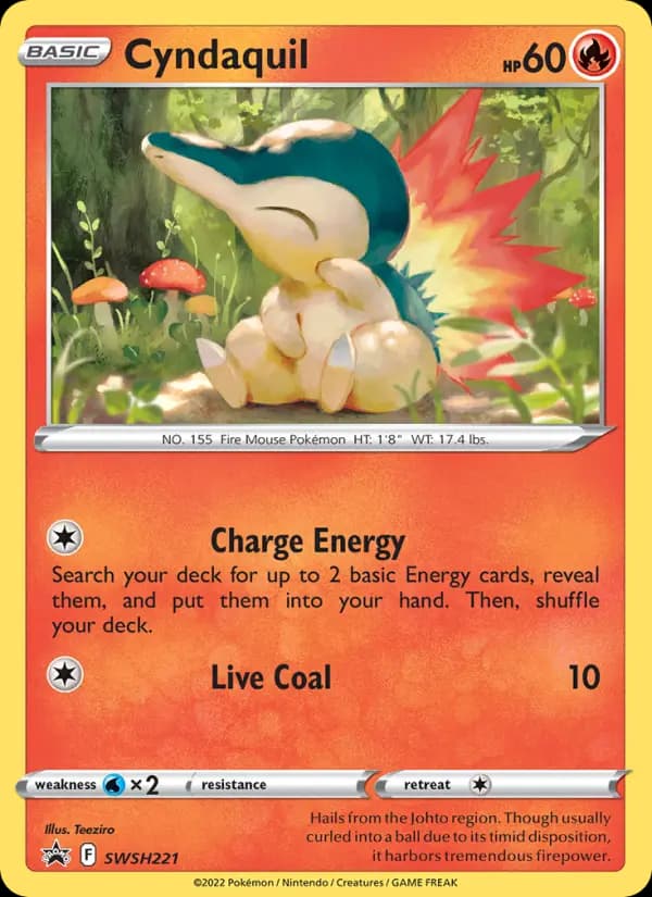 Cyndaquil #SWSH221 — Sword & Shield Promos