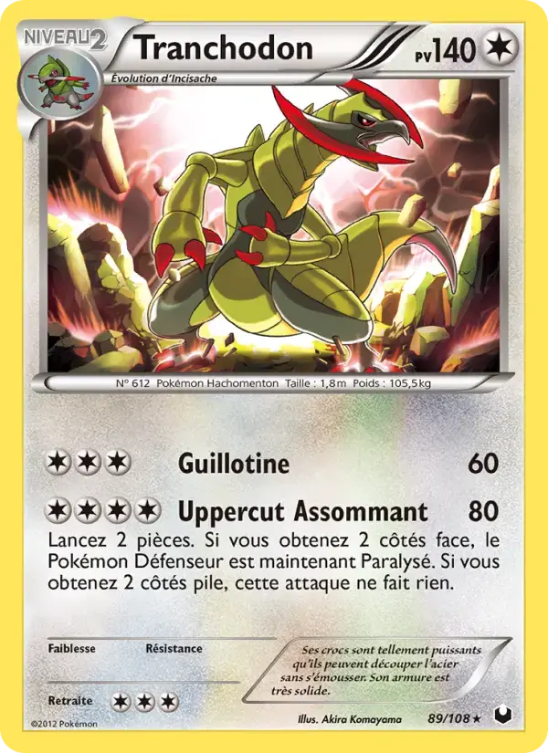 Carte Pokémon Tranchodon #89 — Explorateurs Obscurs