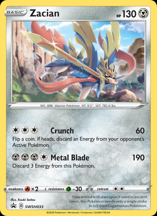 Zacian #SWSH033 — Sword & Shield Promos