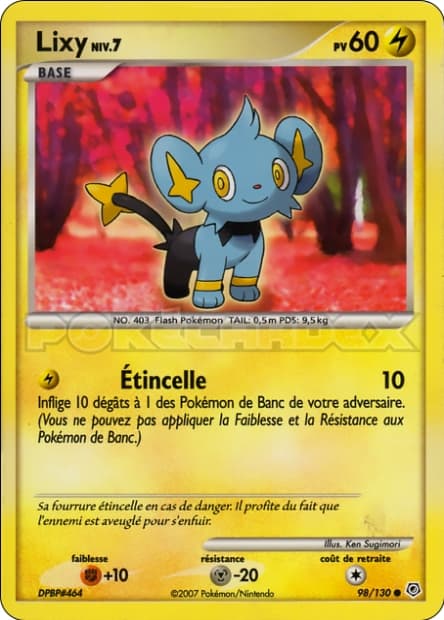 Carte Pokémon Lixy #98 — Diamant et Perle
