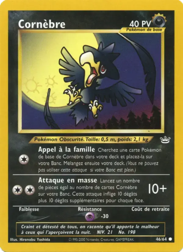 Carte Pokémon Cornèbre #46 — Neo Revelation