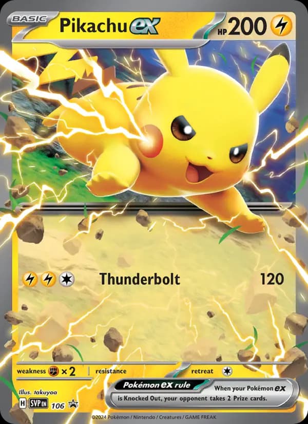 Pikachu ex #106 — Scarlet & Violet Promos