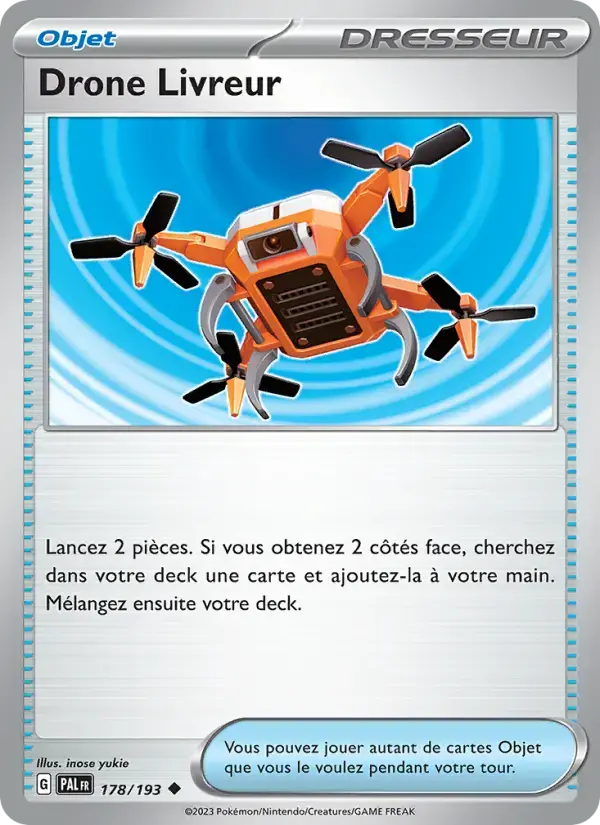 Carte Pokémon Drone Livreur #178 — Évolutions à Paldea