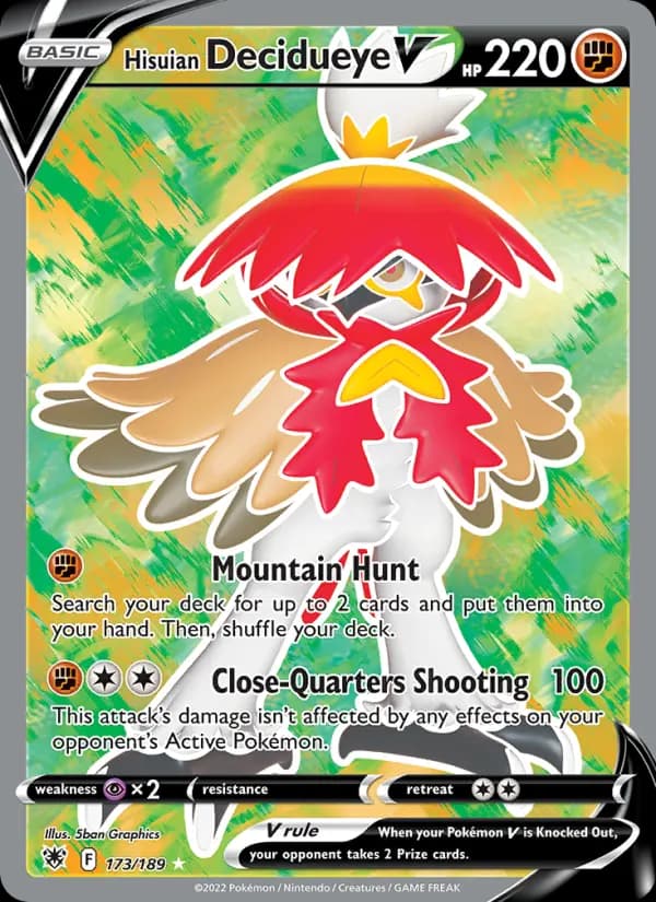 Hisuian Decidueye V #173 — Astral Radiance