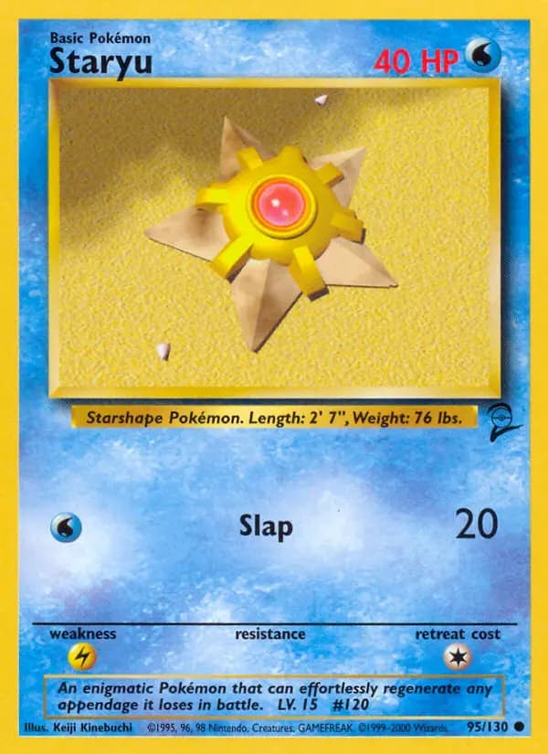 Staryu #95 — Base Set 2
