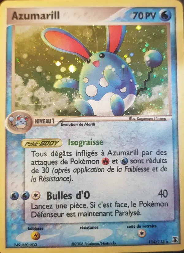 Carte Pokémon Azumarill #114 — Espèces Delta
