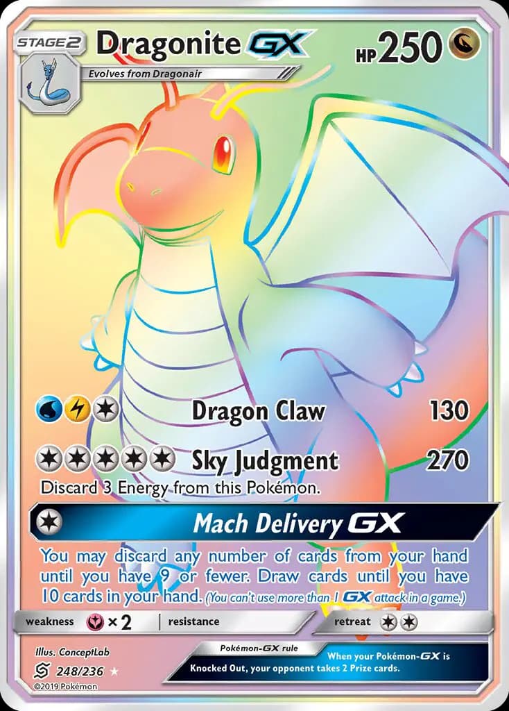 Dragonite GX #248 — Unified Minds