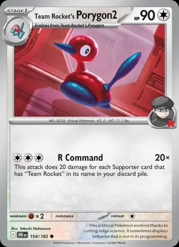 Team Rocket's Porygon2 #154 — Destined Rivals