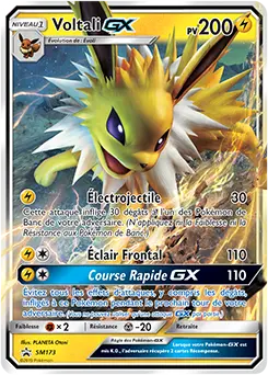 Carte Pokémon Voltali GX #SM173 — Promos Soleil et Lune