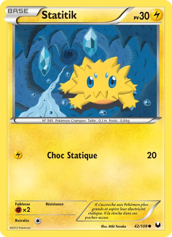 Carte Pokémon Statitik #42 — Explorateurs Obscurs