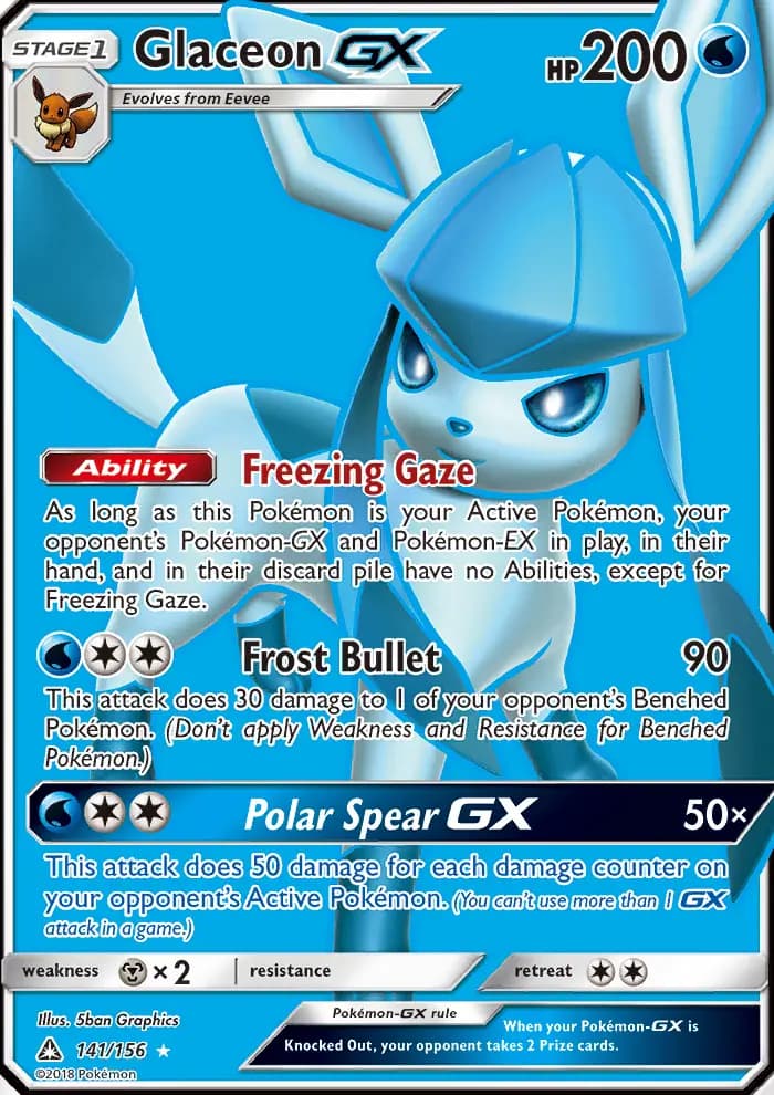 Glaceon GX #141 — Ultra Prism