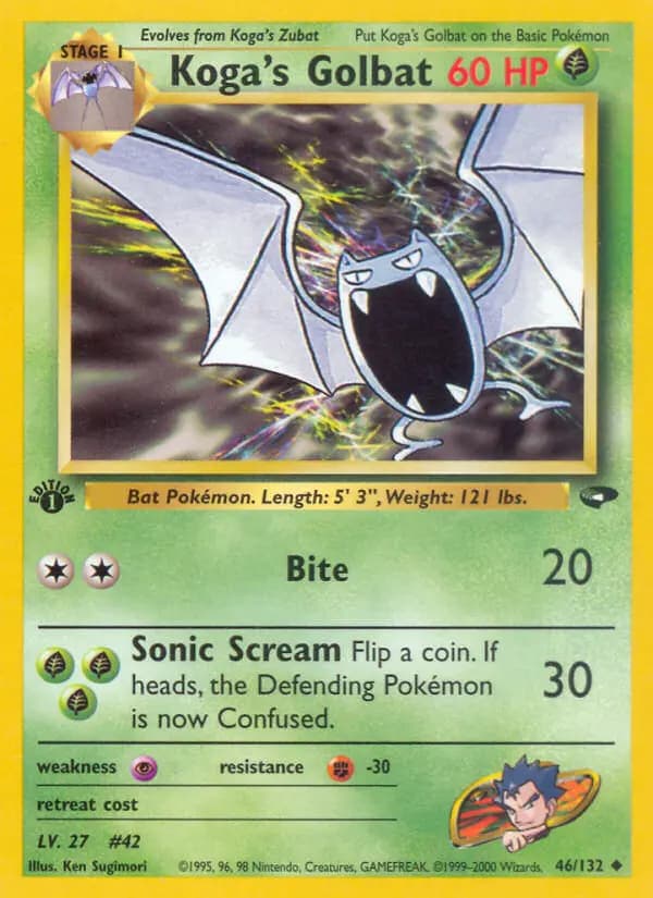 Koga's Golbat #46 — Gym Challenge