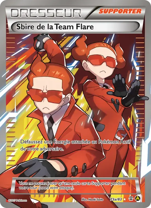 Carte Pokémon Sbire de la Team Flare #73 — Générations