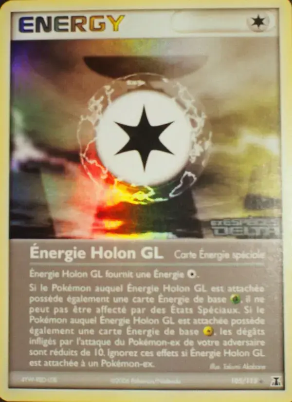 Carte Pokémon Énergie Holon GL #105 — Espèces Delta